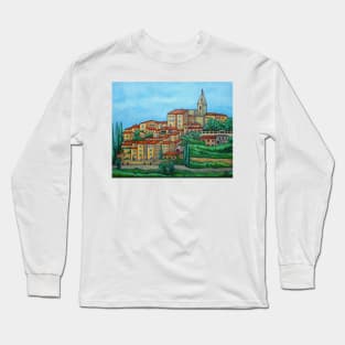 Colours of Crillon-le-Brave, Provence Long Sleeve T-Shirt